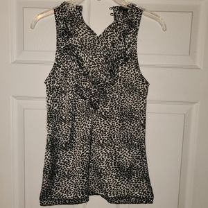 Ann Taylor Animal Print Blouse